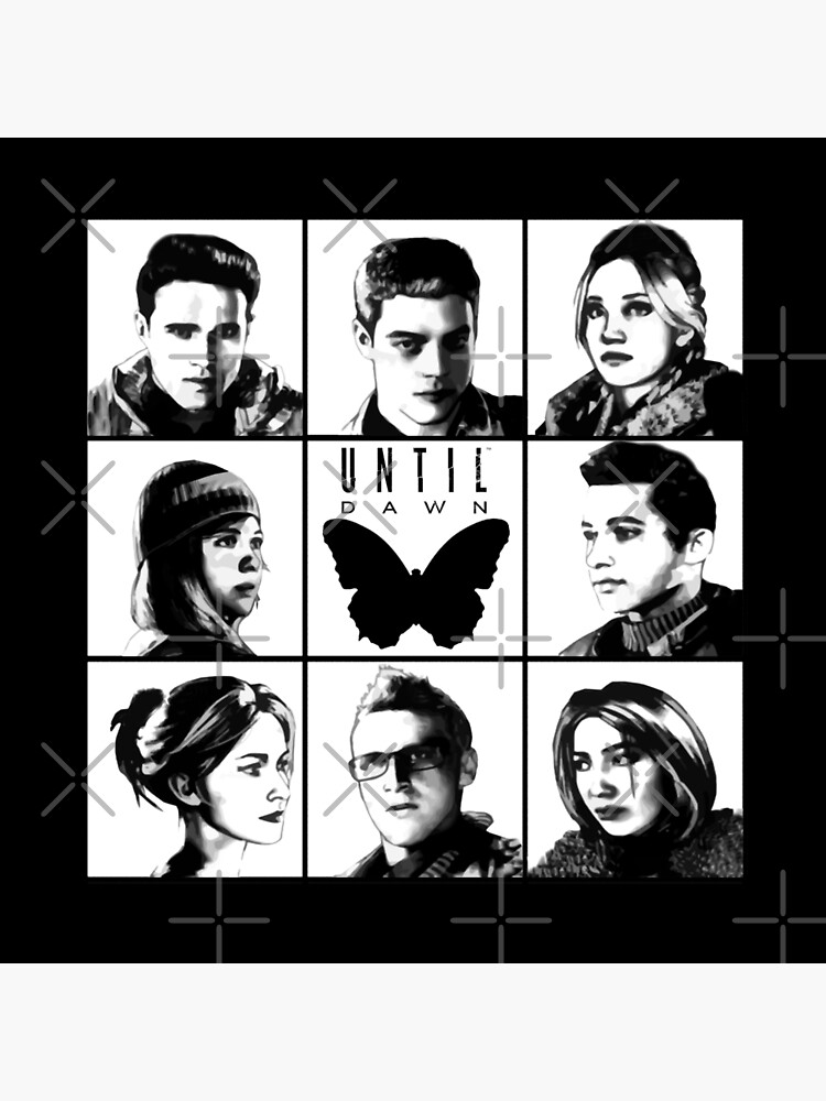 Hot Game Until Dawn Main Characters Throw Pillow - Image 2