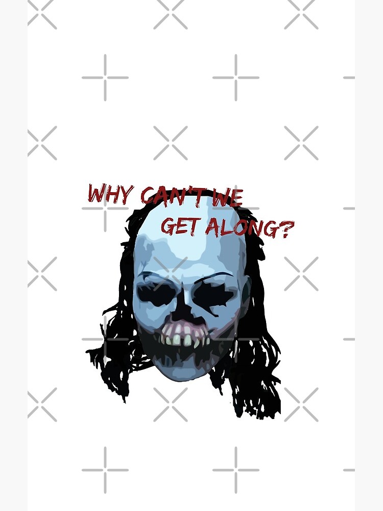Until Dawn Why Can T We Get Along Shower Curtain - Image 2