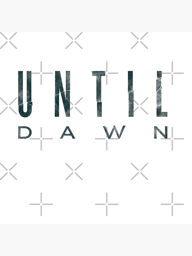 Until Dawn Logo Bassic Design Tapestry - Image 2