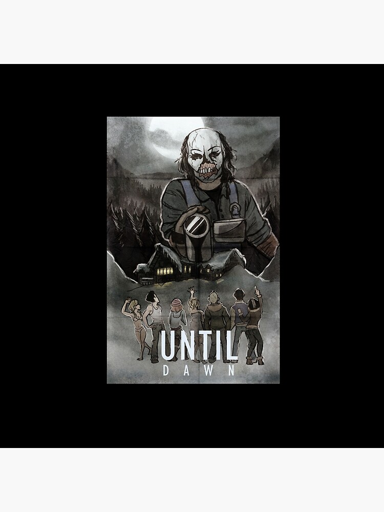 Until Dawn Psycho Vintage Design Tapestry - Image 2