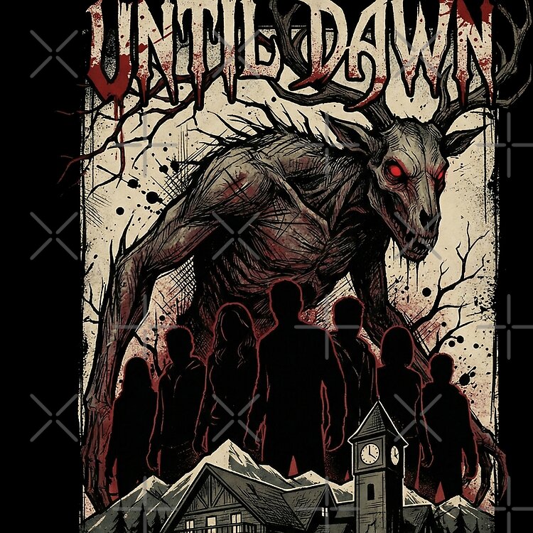 Until Dawn Wendigo Horror Portrait Tote Bag - Image 2