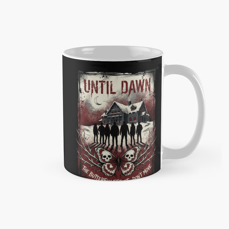 Until Dawn Remake Group Silhouette 8 Friends Mug
