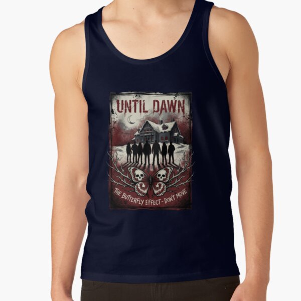 Until Dawn Remake Group Silhouette 8 Friends Tank Top - Image 5
