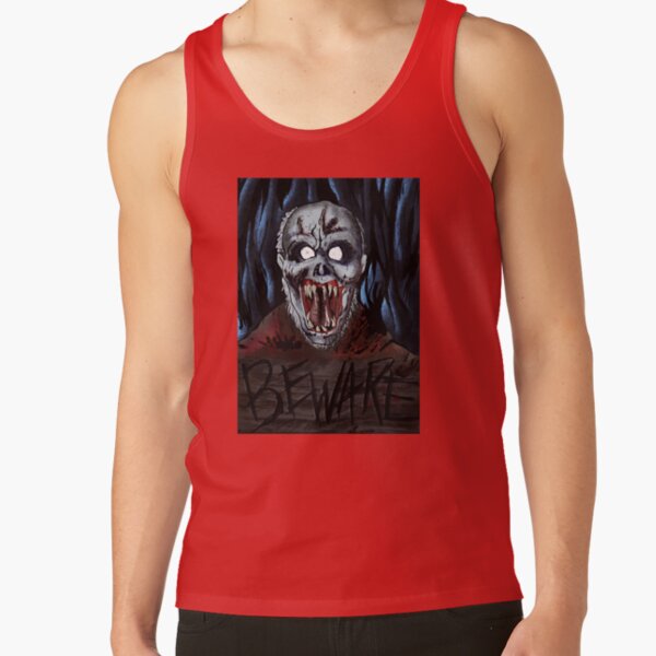 Beware The Wendigo Until Dawn Famous Horror Tank Top - Image 4