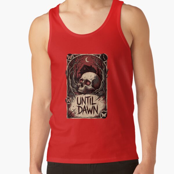 Until Dawn Wendigo Horror Portrait Clawed Tank Top - Image 4