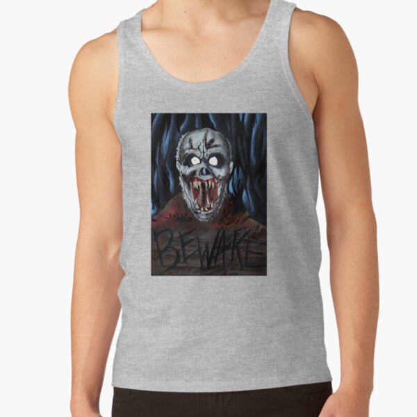 Beware The Wendigo Until Dawn Famous Horror Tank Top - Image 3