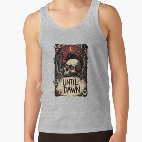 Until Dawn Wendigo Horror Portrait Clawed Tank Top - Image 3