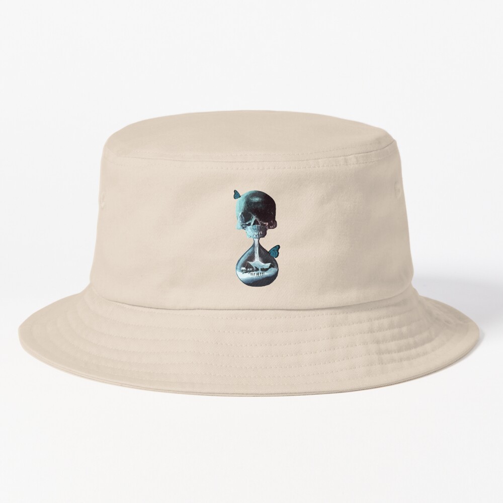 Until Dawn Skull And Butterflies Collection Bucket Hat