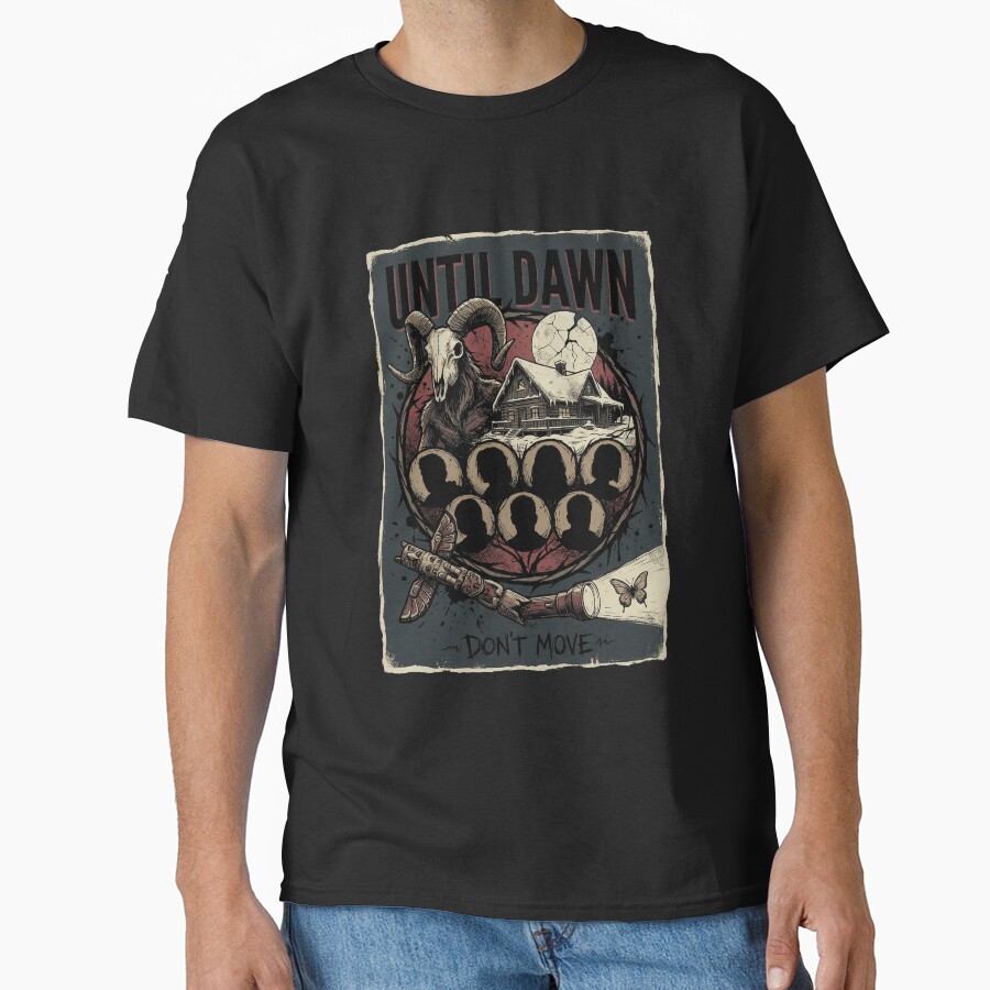 Sam Until Dawn Brave Survivor Axe Wielding T-shirt - Image 2