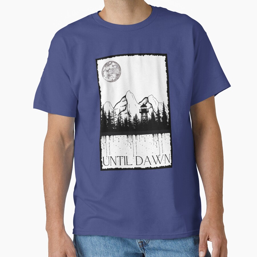 Until Dawn Blackwood Pines Mountains T-shirt - Image 4