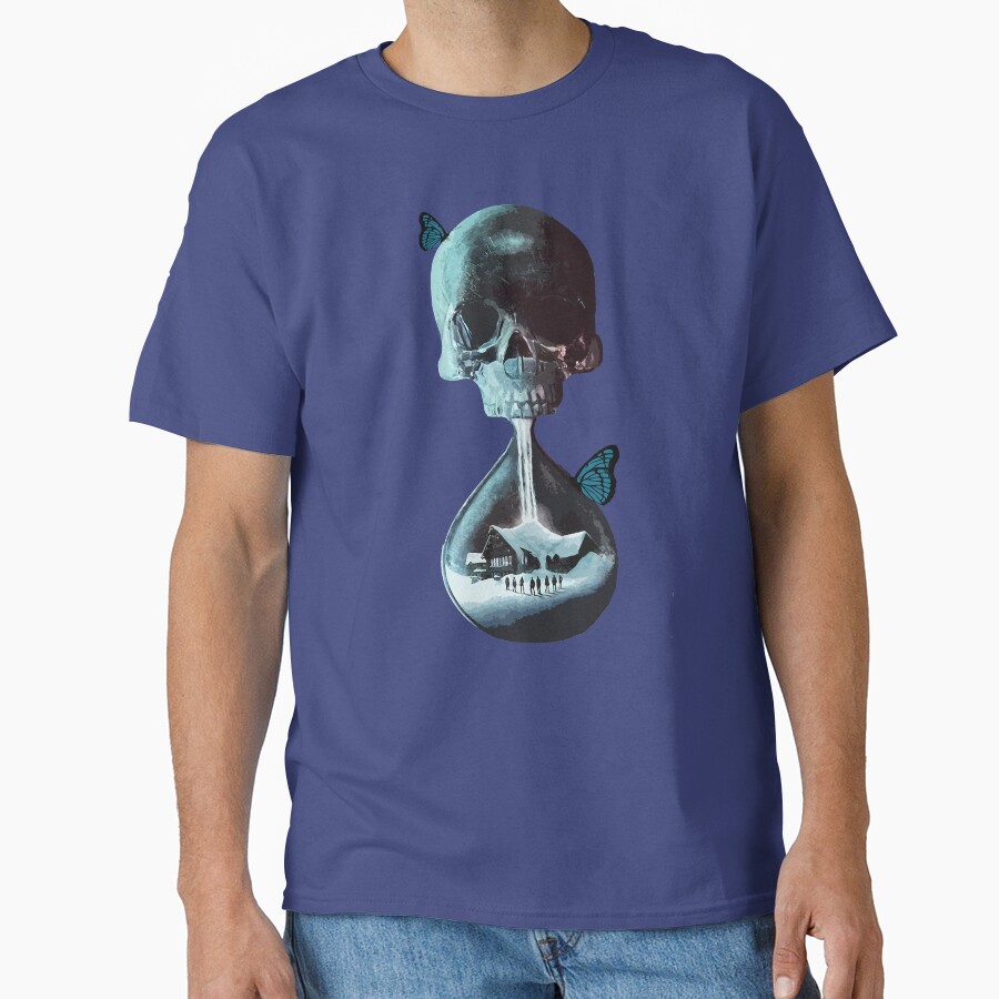 Hot Design Until Dawn Skull And Butterflies T-shirt - Image 4