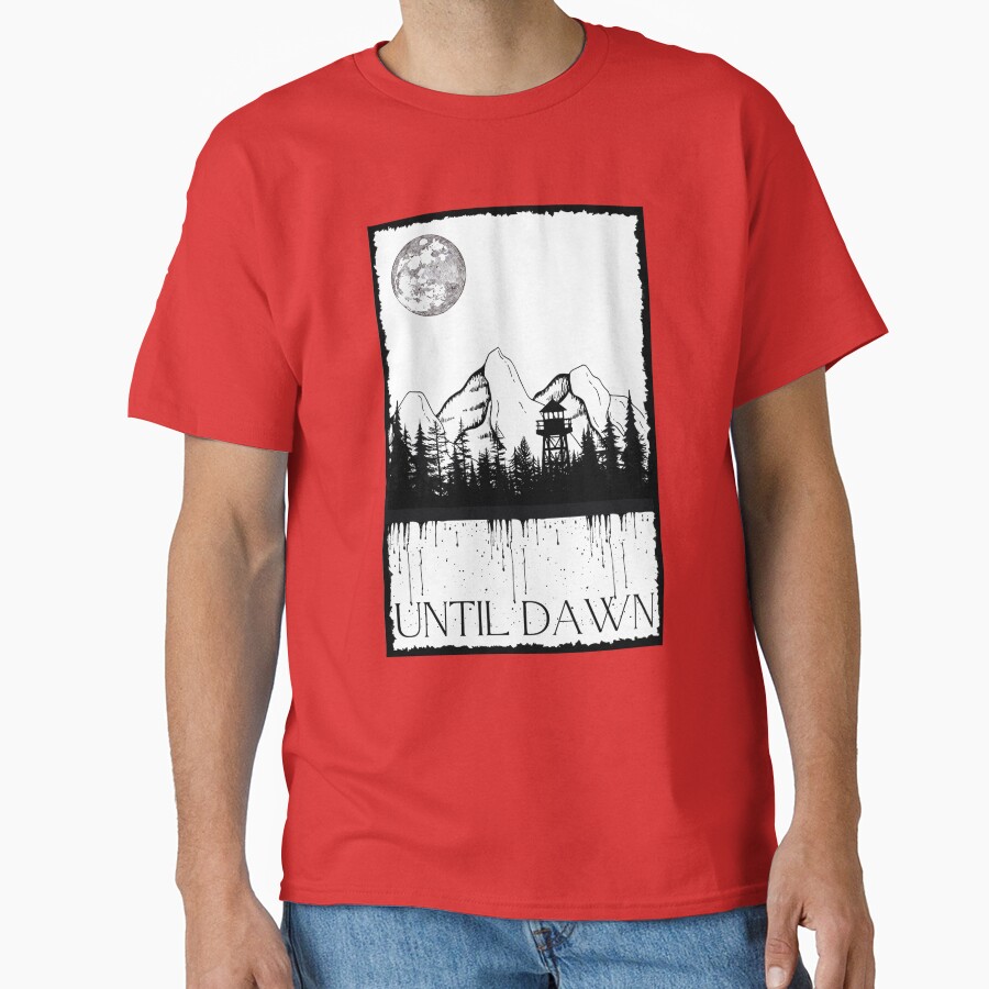 Until Dawn Blackwood Pines Mountains T-shirt - Image 5