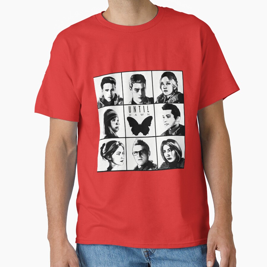 Hot Game Until Dawn Main Characters T-shirt - Image 5
