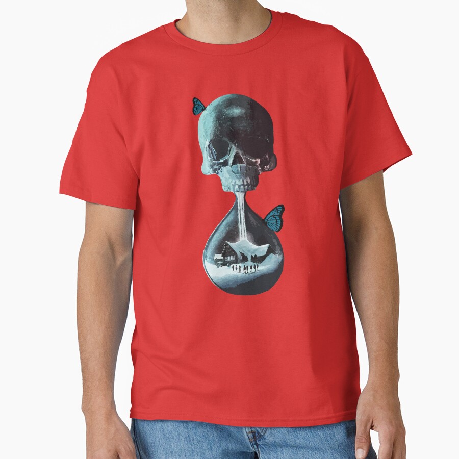 Hot Design Until Dawn Skull And Butterflies T-shirt - Image 5