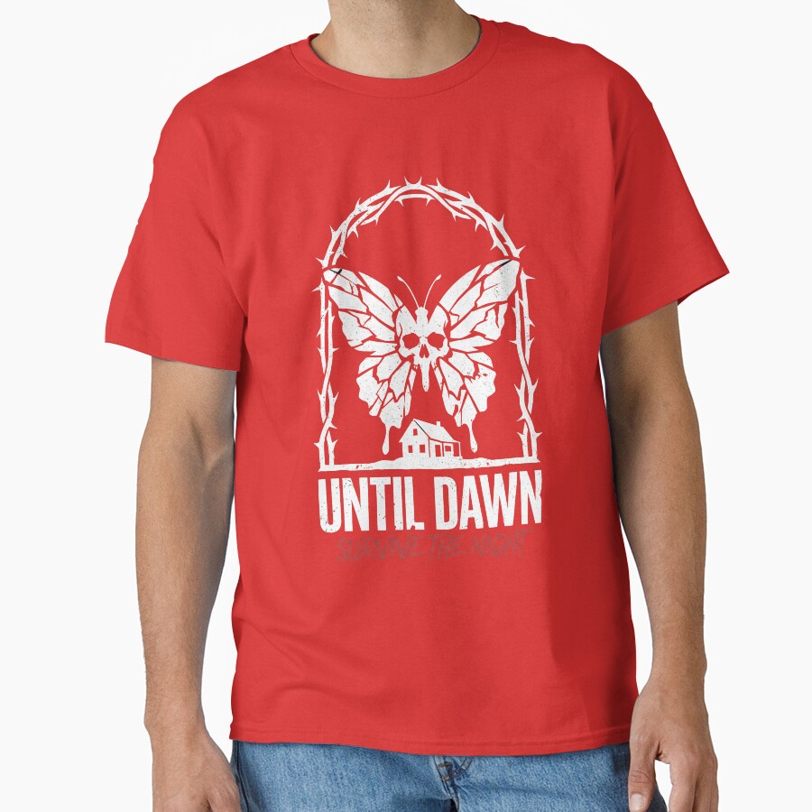 Until Dawn Matt And Emily Mountain Cabin T-shirt - Image 4