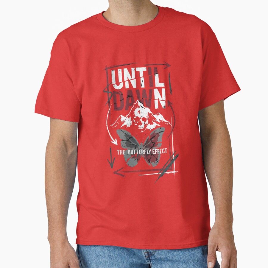 Until Dawn Butterfly Effect Horror Classic T-shirt - Image 4
