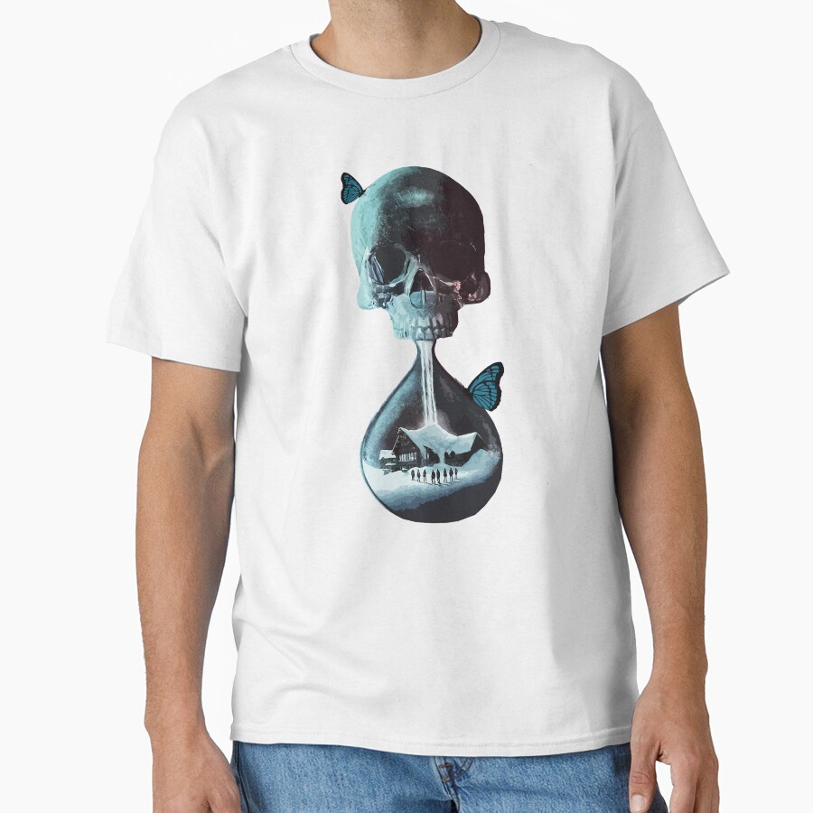 Hot Design Until Dawn Skull And Butterflies T-shirt
