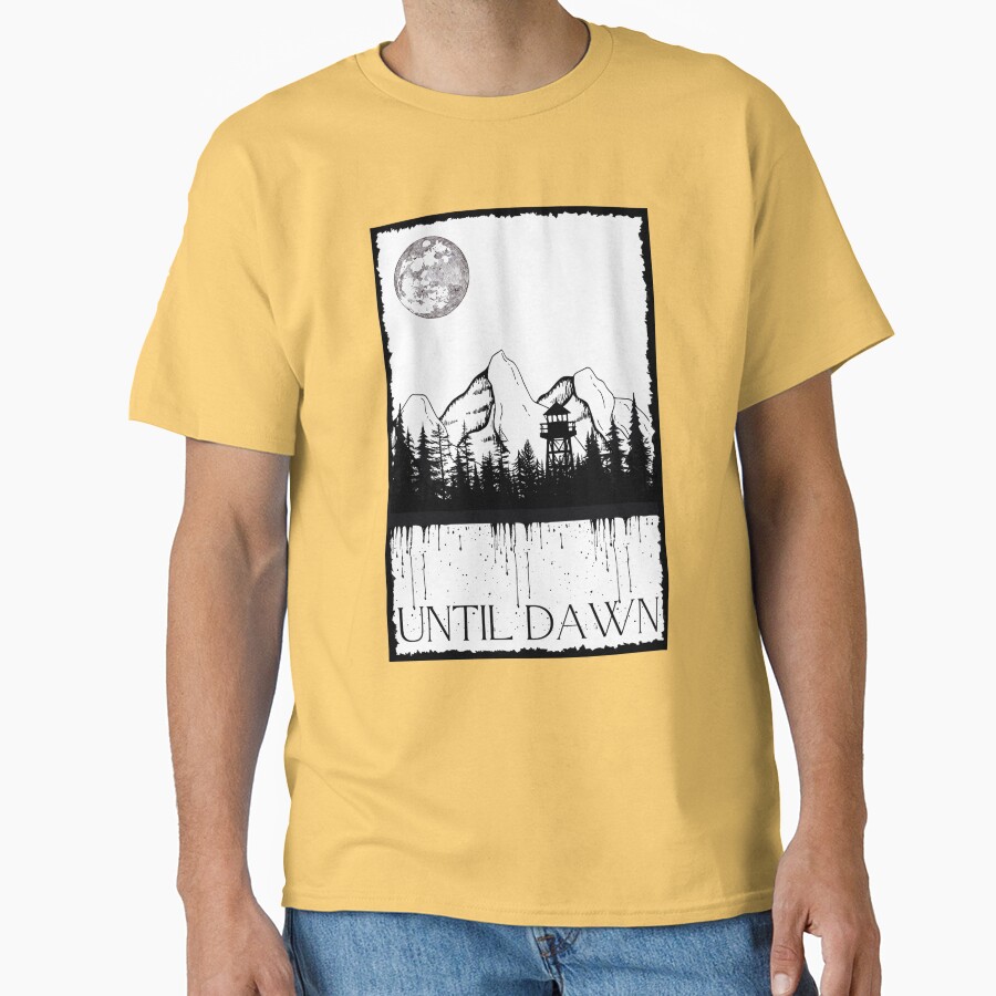 Until Dawn Blackwood Pines Mountains T-shirt - Image 6