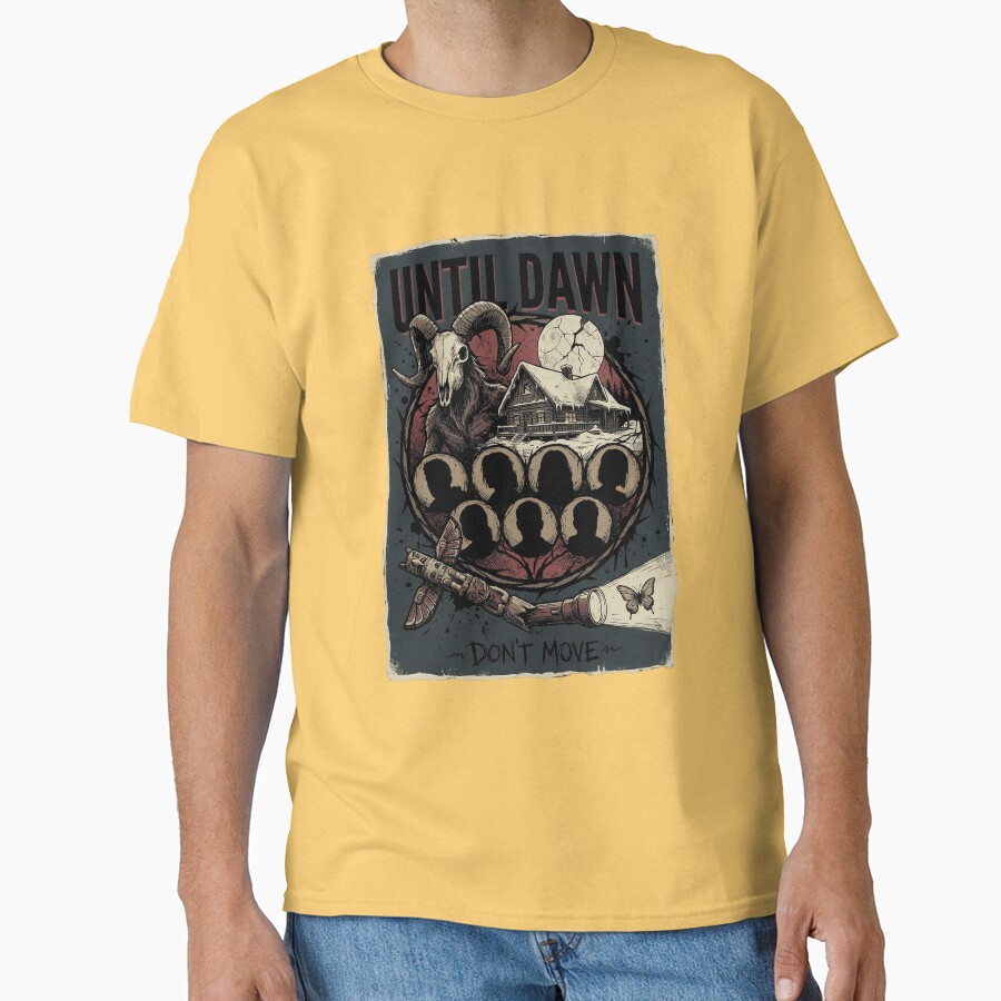 Sam Until Dawn Brave Survivor Axe Wielding T-shirt - Image 6