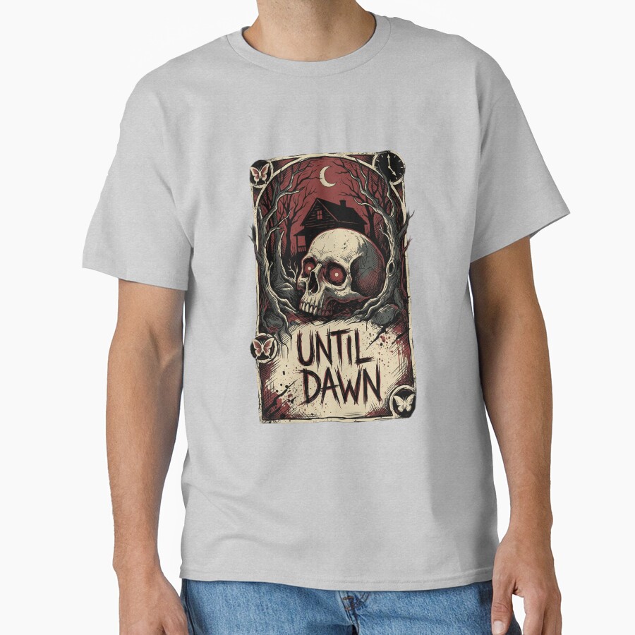 Until Dawn Wendigo Horror Portrait Clawed T-shirt - Image 3