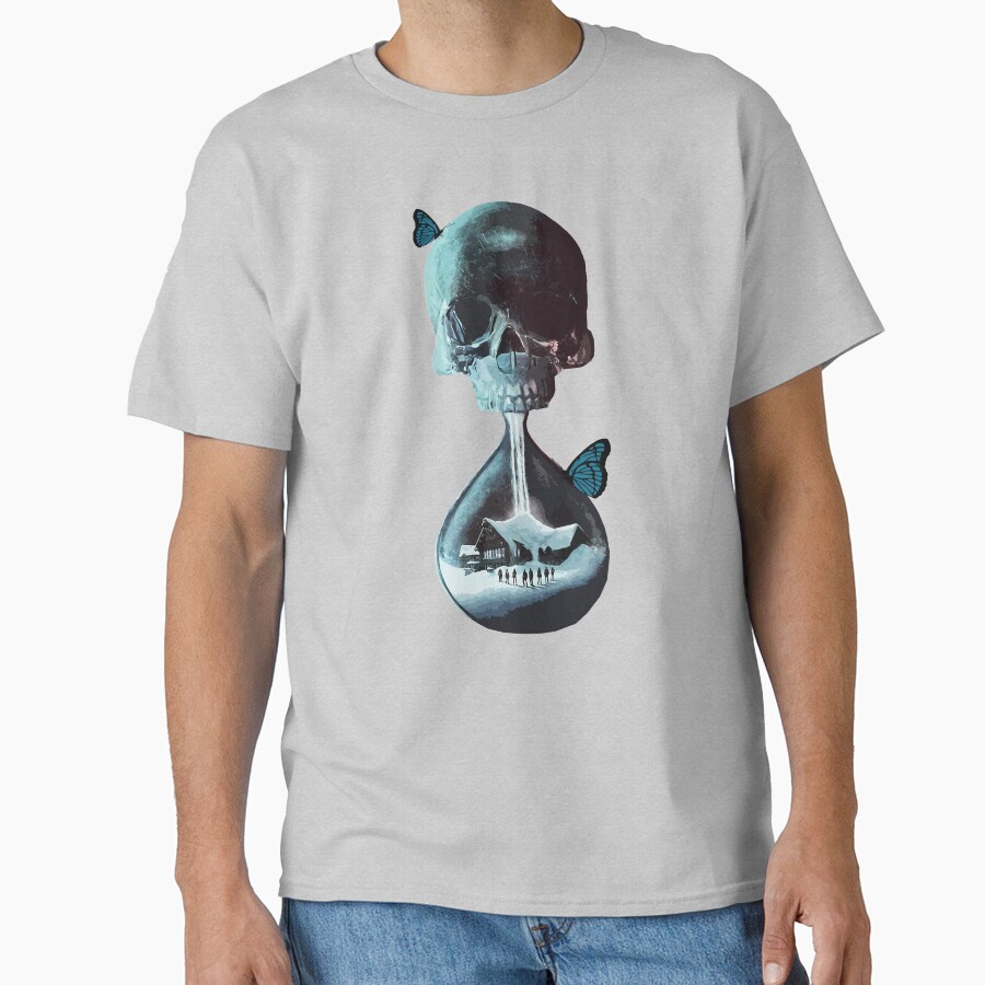 Hot Design Until Dawn Skull And Butterflies T-shirt - Image 3