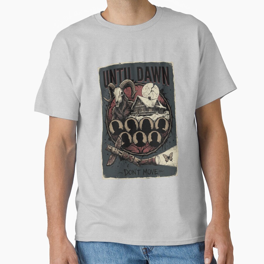 Sam Until Dawn Brave Survivor Axe Wielding T-shirt - Image 3