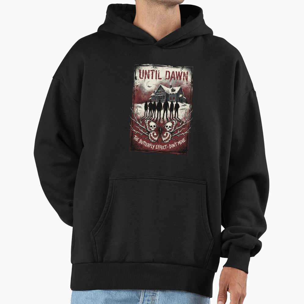 Until Dawn Remake Group Silhouette 8 Friends Hoodie