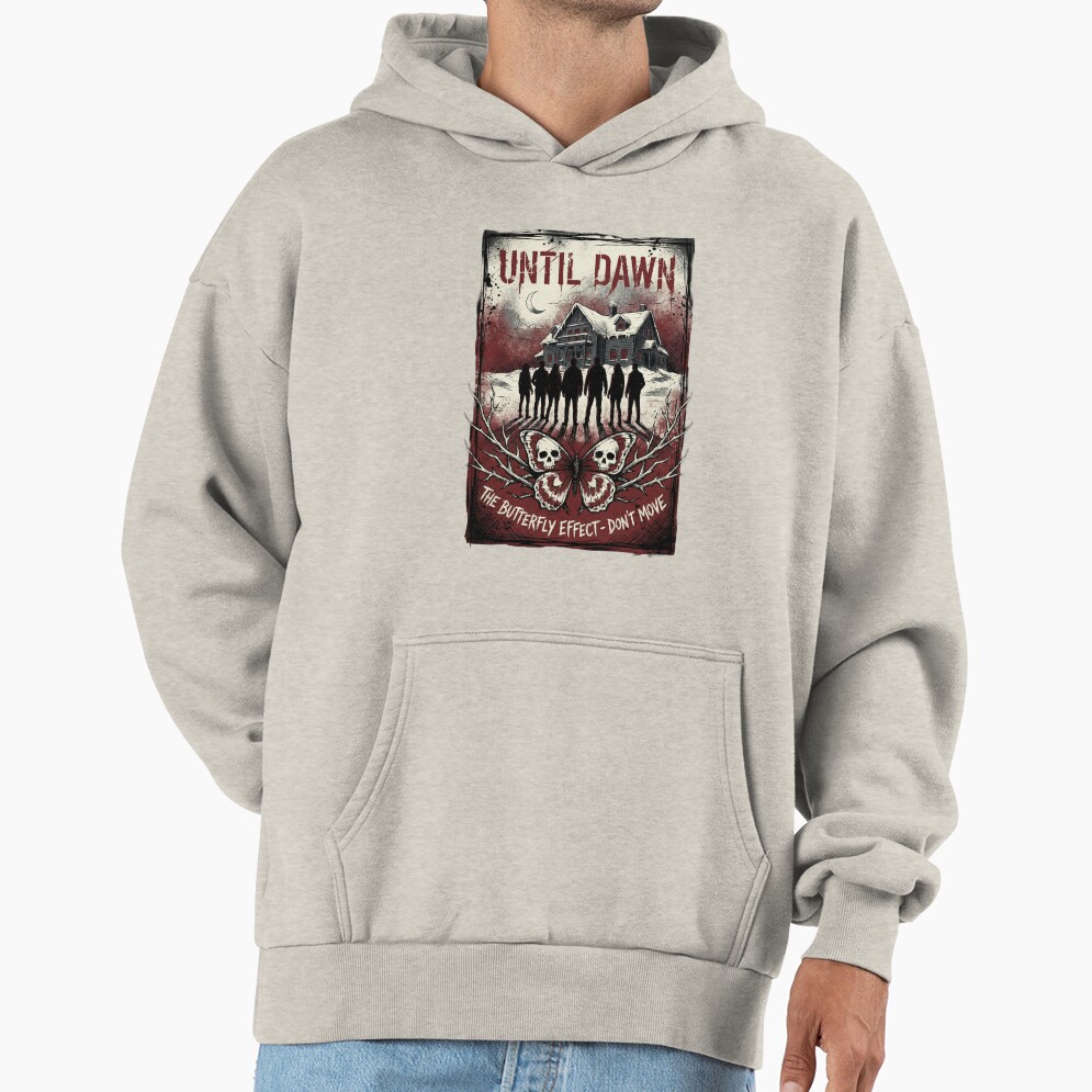 Until Dawn Remake Group Silhouette 8 Friends Hoodie - Image 3
