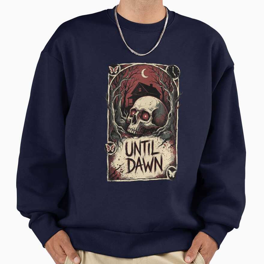 Until Dawn Wendigo Horror Portrait Clawed Sweatshirt - Image 5