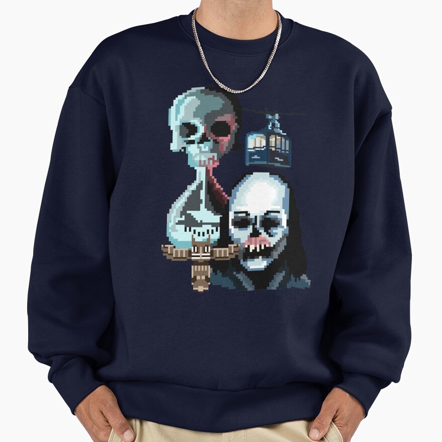 Until Dawn Famous Horror Movie Actors Watch Sweatshirt - Image 5