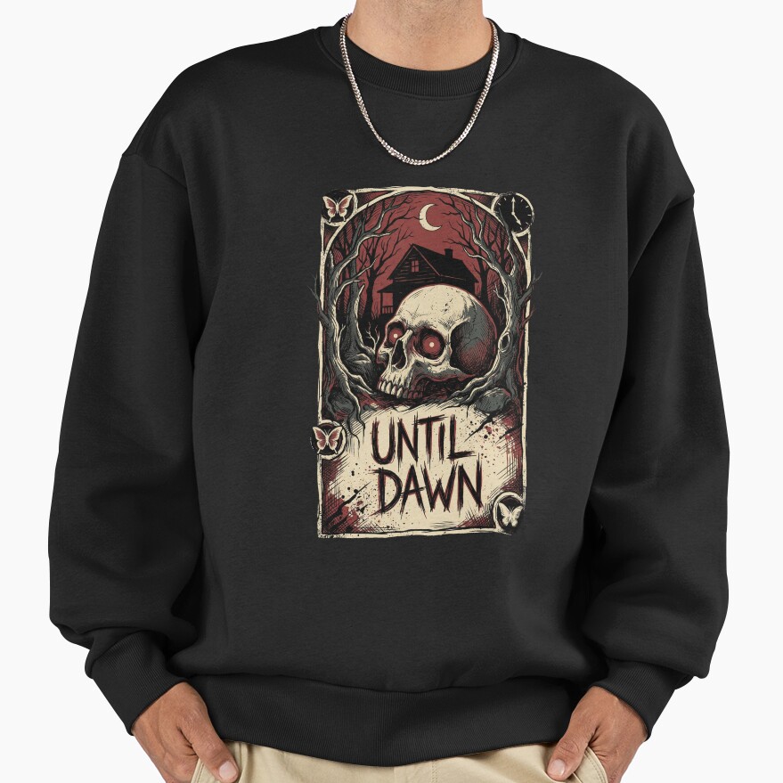 Until Dawn Wendigo Horror Portrait Clawed Sweatshirt - Image 2