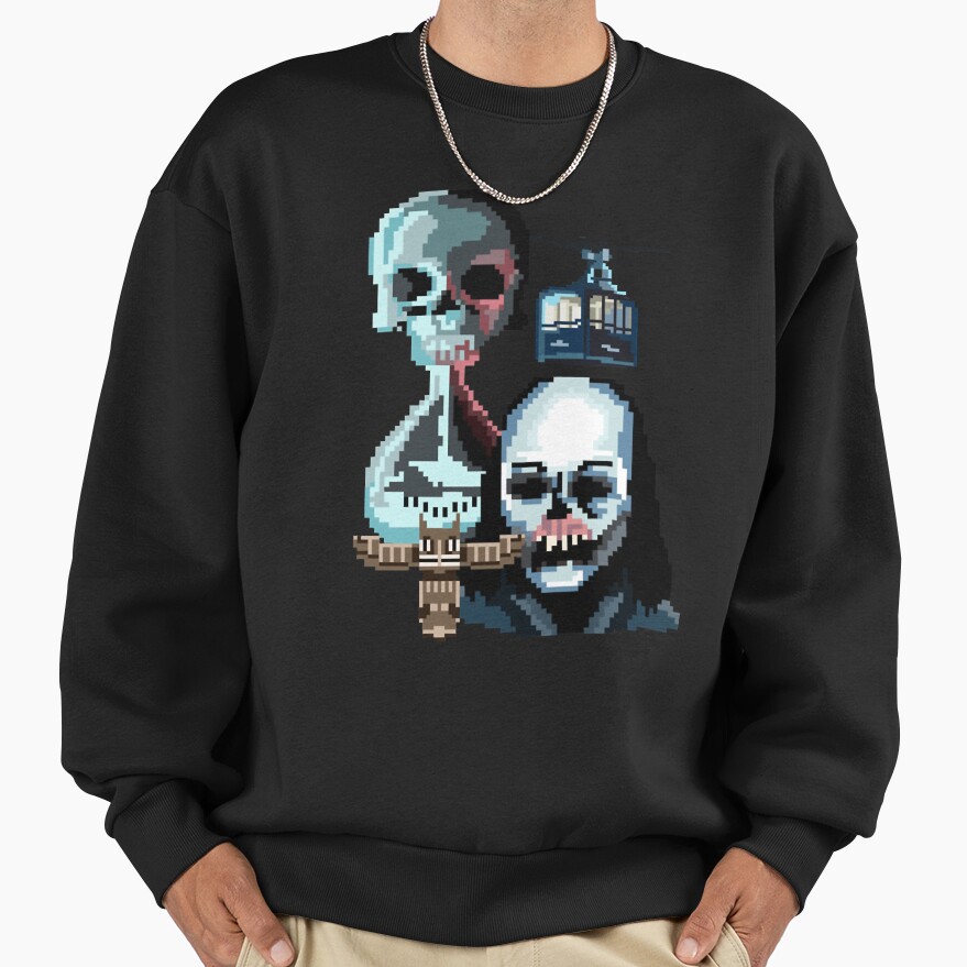 Until Dawn Famous Horror Movie Actors Watch Sweatshirt - Image 2
