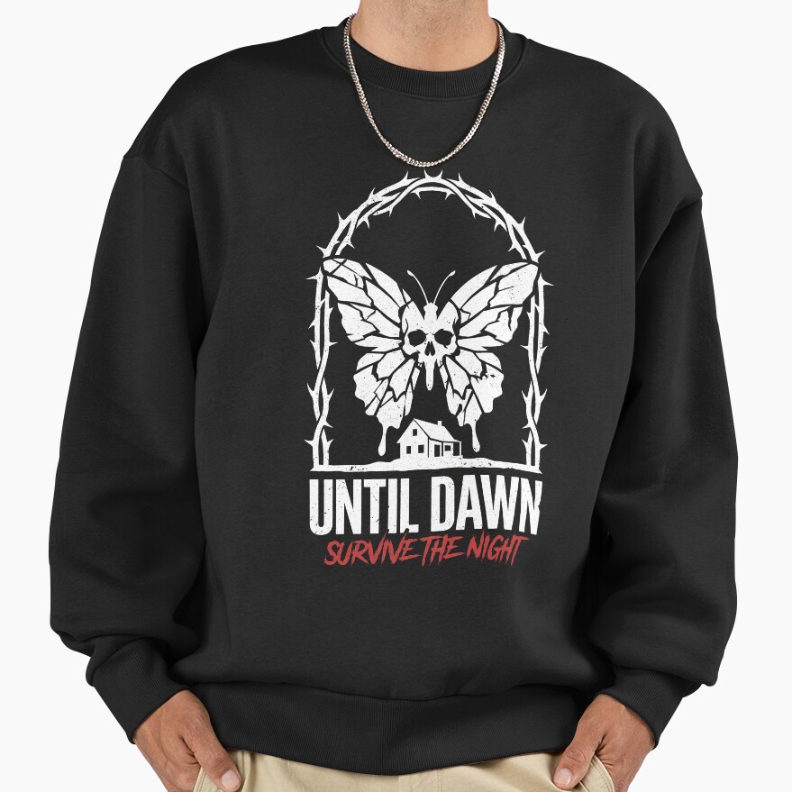 Until Dawn Matt And Emily Mountain Cabin Sweatshirt