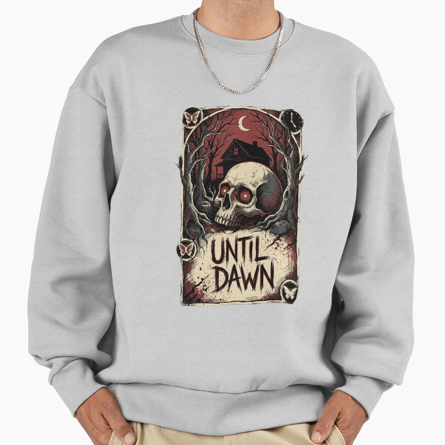 Until Dawn Wendigo Horror Portrait Clawed Sweatshirt - Image 4