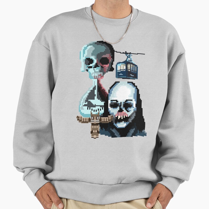 Until Dawn Famous Horror Movie Actors Watch Sweatshirt - Image 4