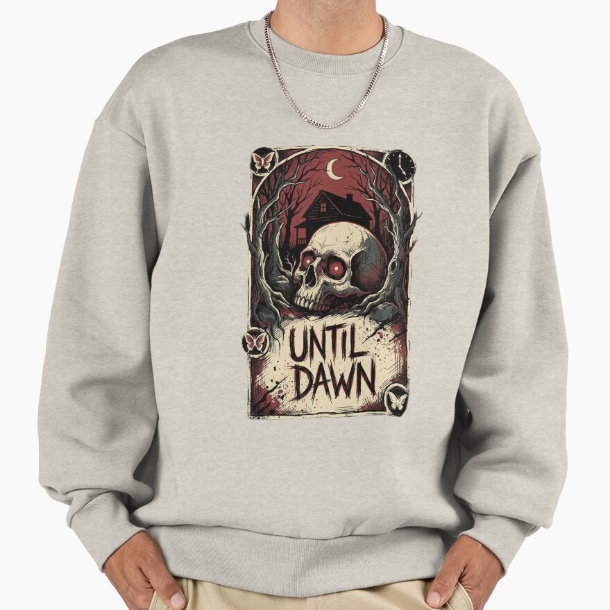 Until Dawn Wendigo Horror Portrait Clawed Sweatshirt - Image 3