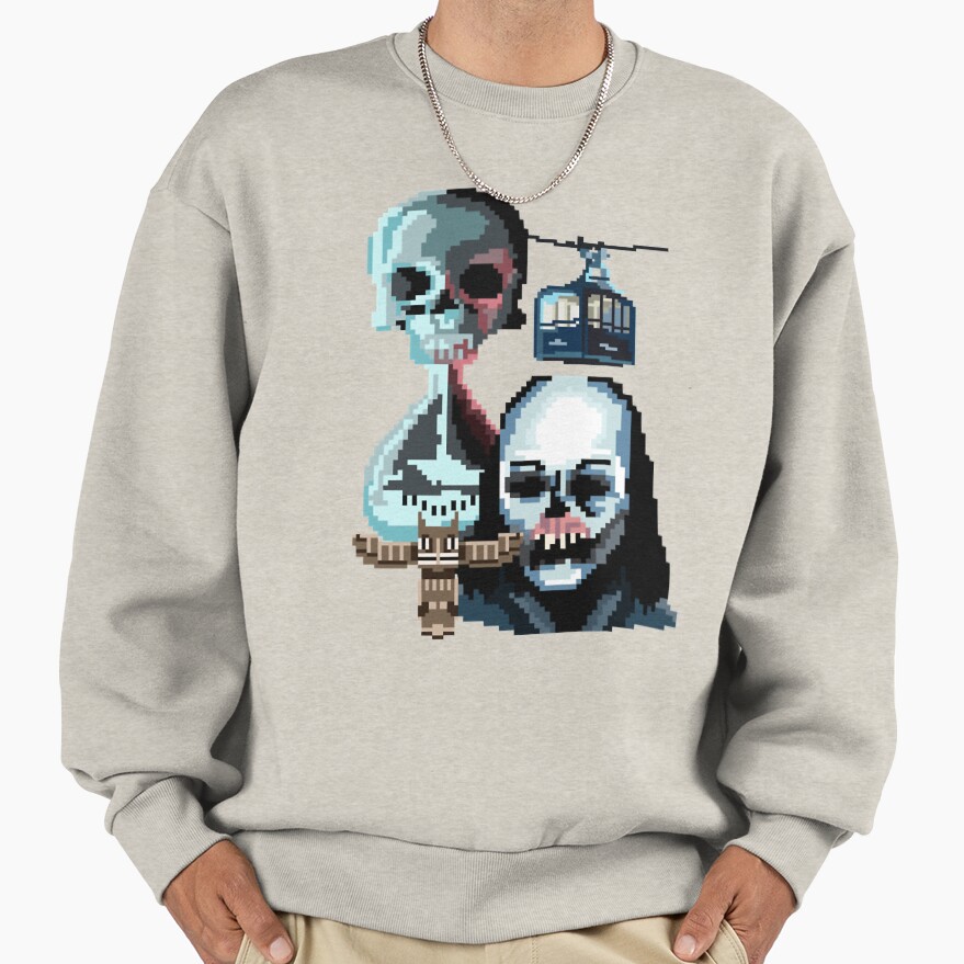 Until Dawn Famous Horror Movie Actors Watch Sweatshirt - Image 3