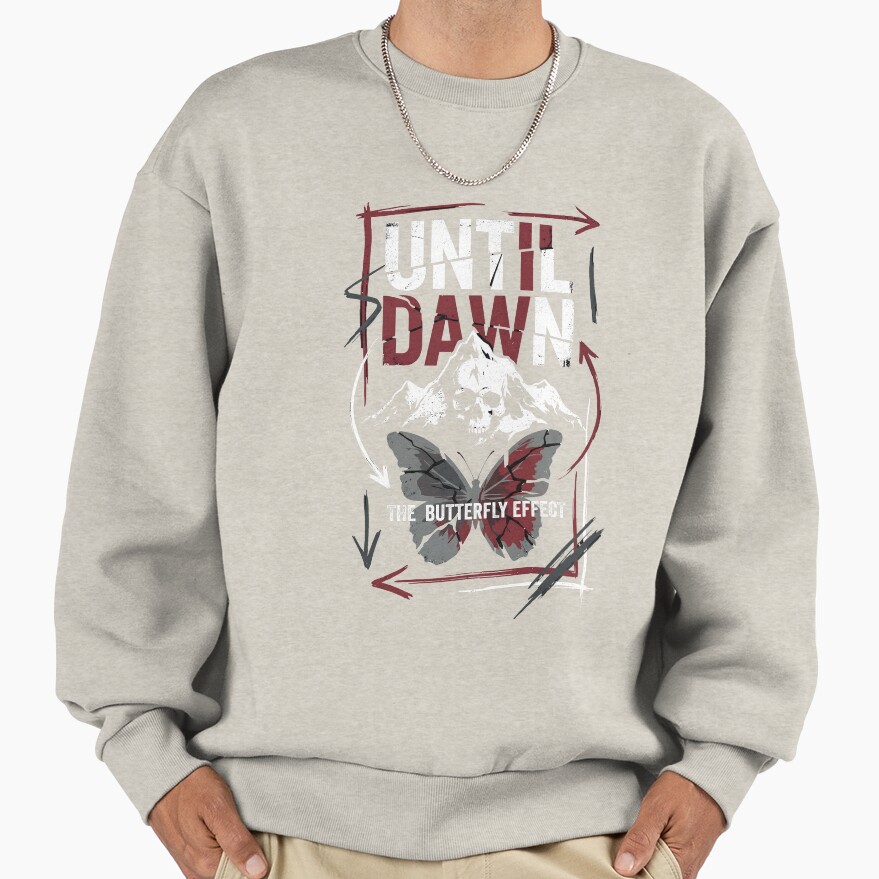 Until Dawn Butterfly Effect Horror Classic Sweatshirt - Image 3