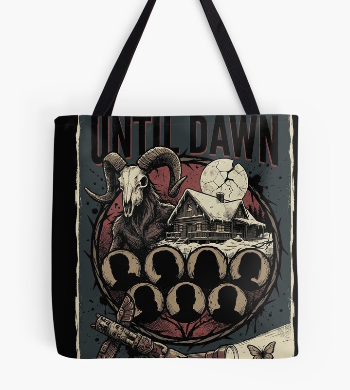 Sam Until Dawn Brave Survivor Axe Wielding Tote Bag