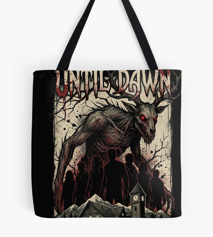 Until Dawn Wendigo Horror Portrait Tote Bag