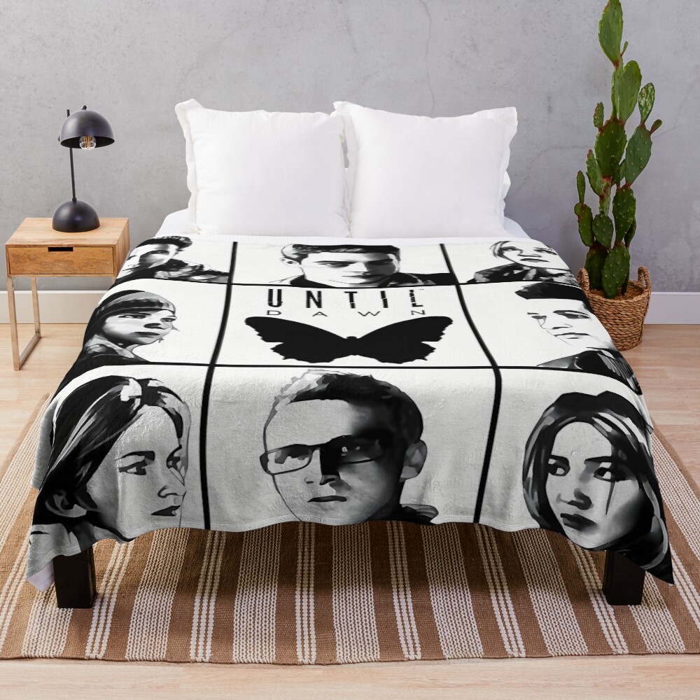 New Collection Until Dawn Main Characters Throw Blanket