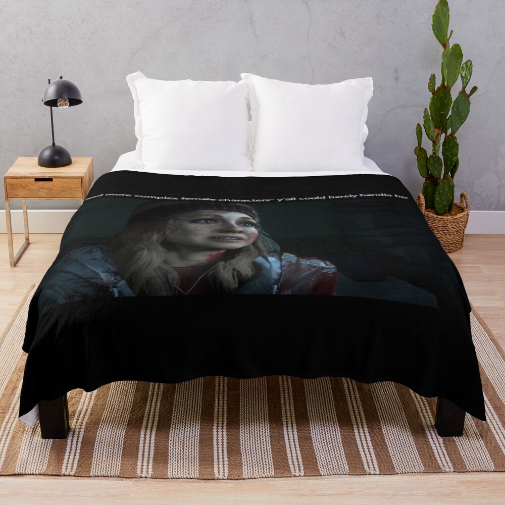 Hot Item Ashley Brown Until Dawn Complex Throw Blanket