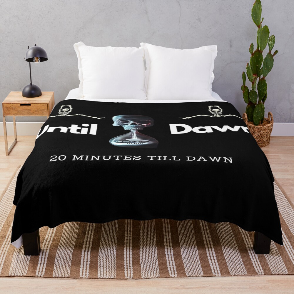 Until Dawn S Thrilling Horror Adventure Awaits Throw Blanket