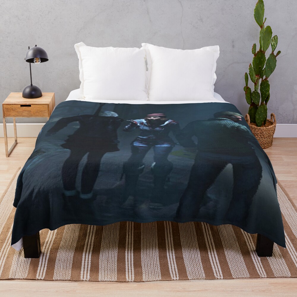 Game Until Dawn Characters Unique Throw Blanket