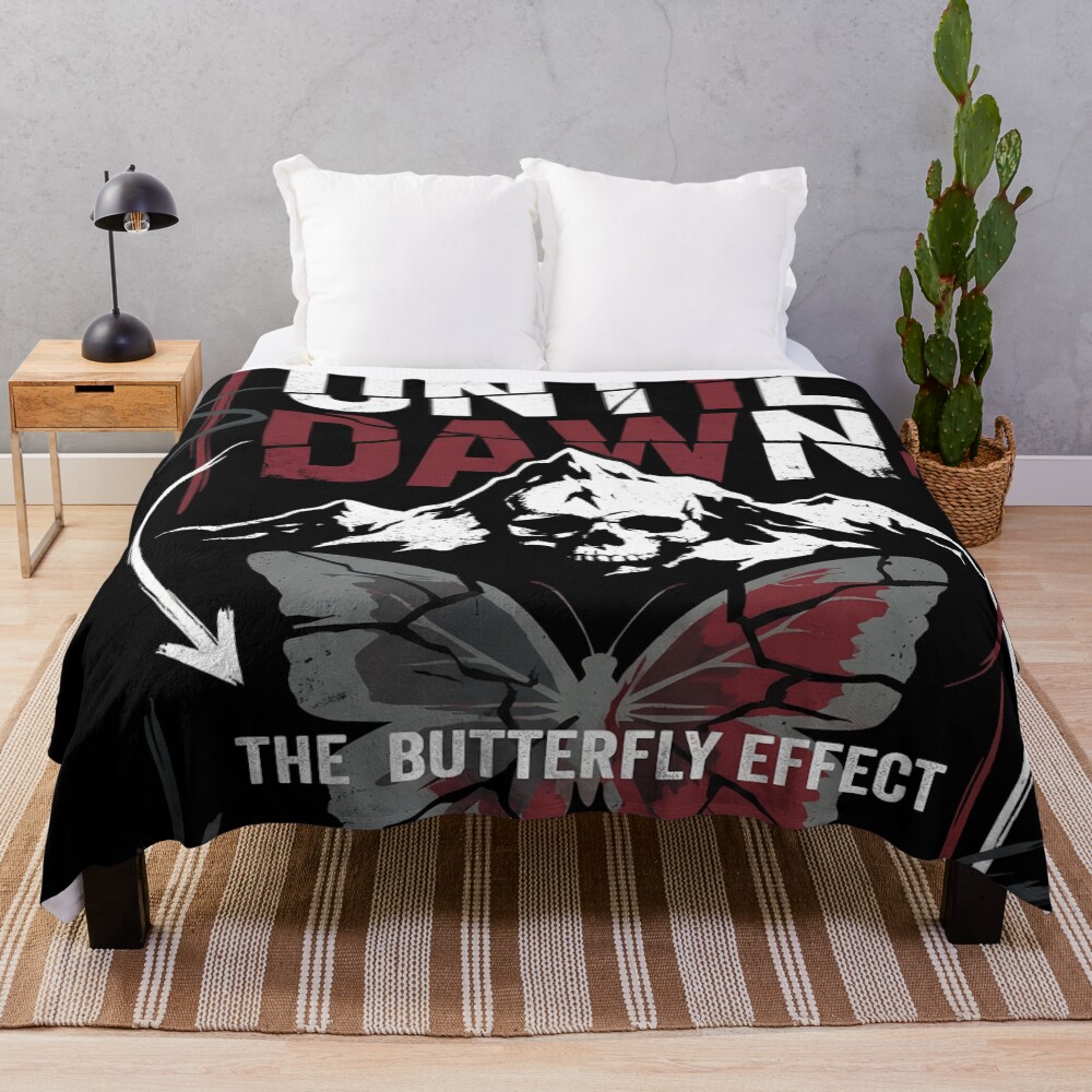 Until Dawn Butterfly Effect Horror Classic Throw Blanket