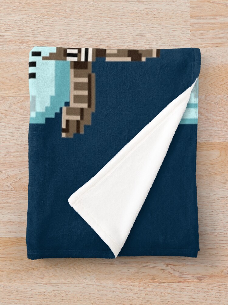 Pixel Until Dawn Famous Horror Movie Actors Watch Throw Blanket - Image 2