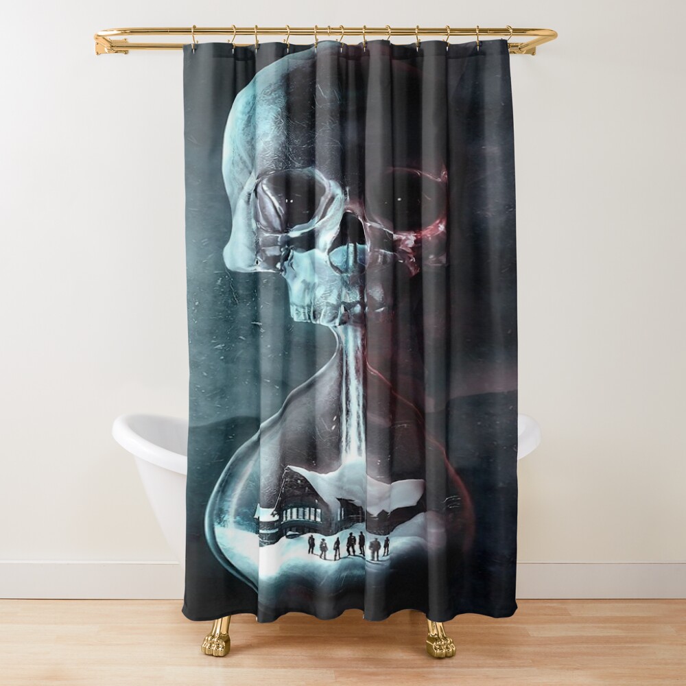 Hot Game Until Dawn Hourglass Atmospheric Shower Curtain
