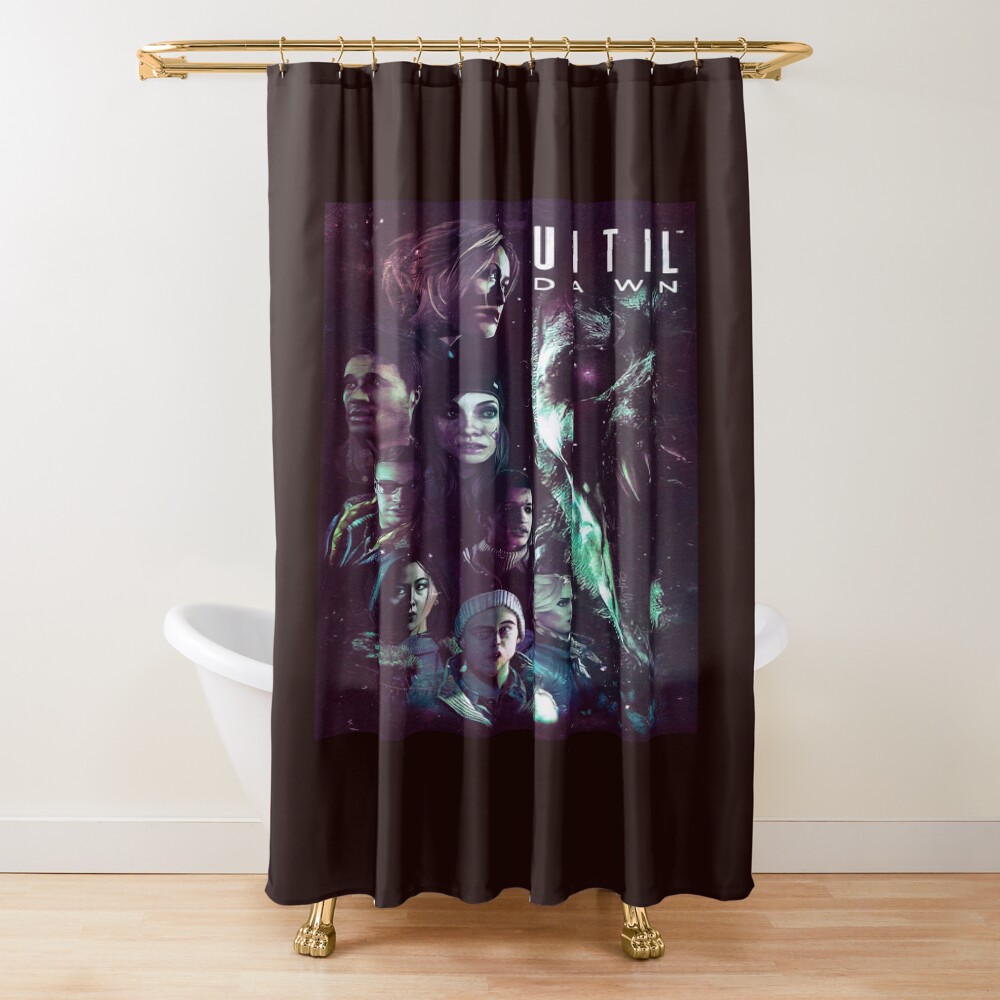 Hot Game Until Dawn Banner Shower Curtain