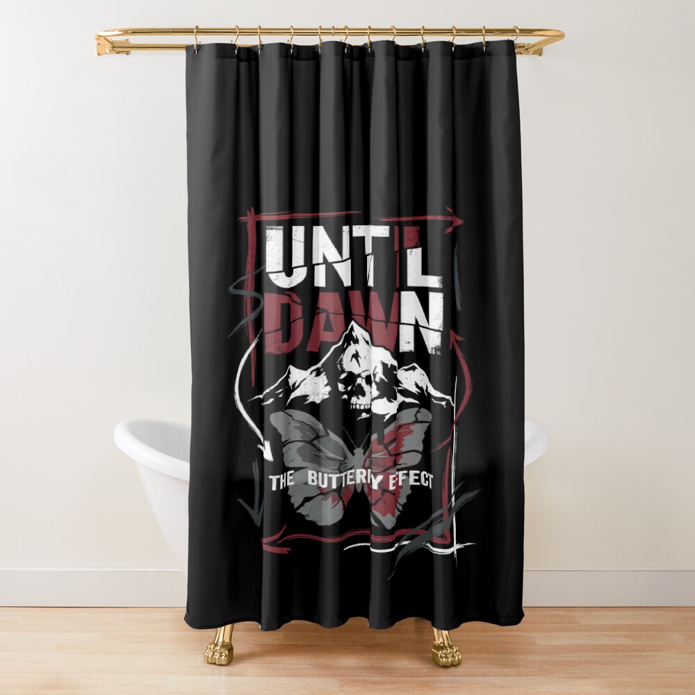 Until Dawn Butterfly Effect Horror Classic Shower Curtain