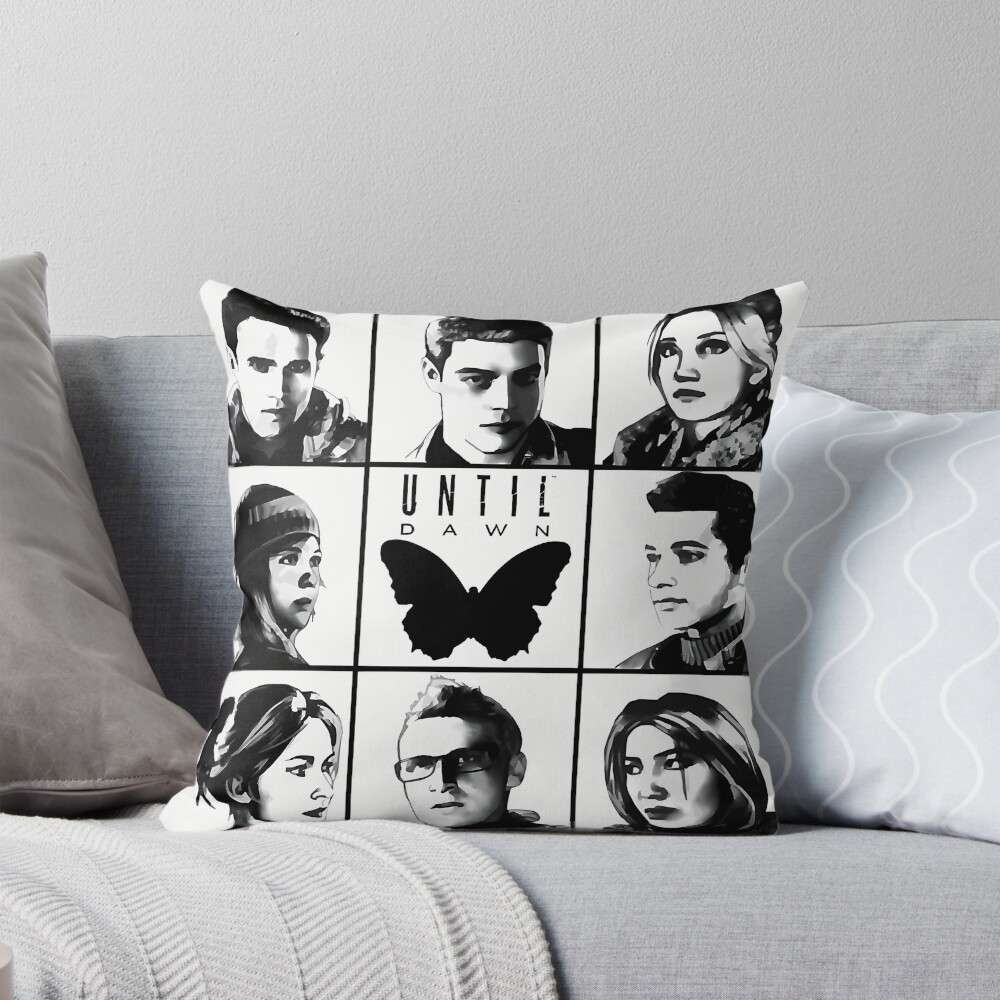 New Collection Until Dawn Main Characters Throw Pillow